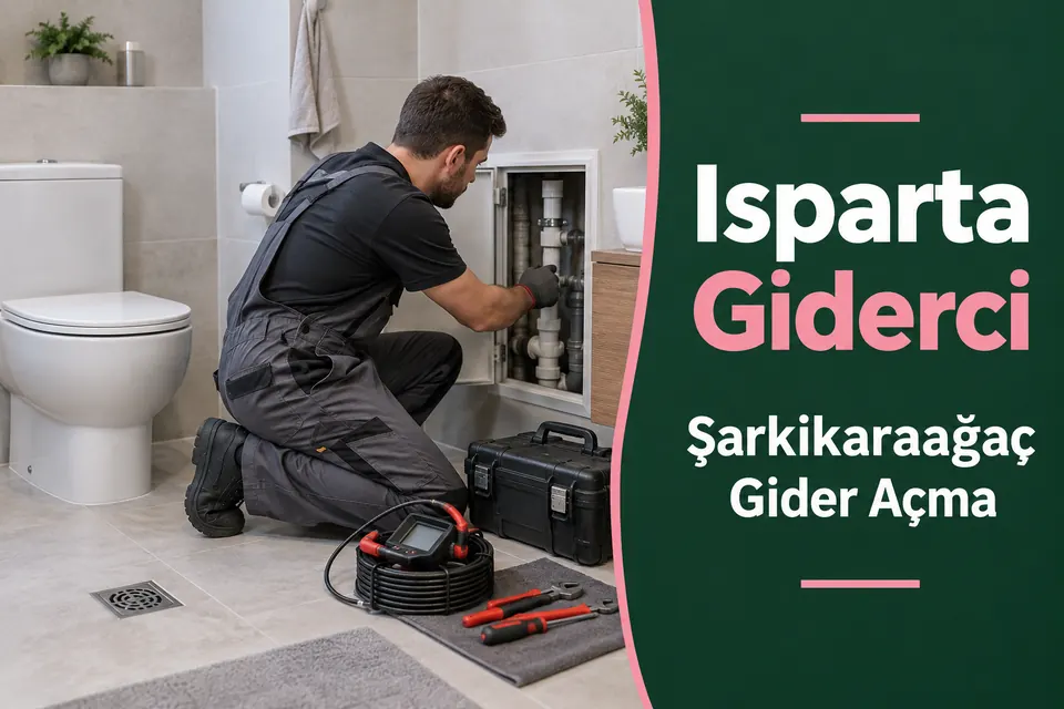 Isparta Şarkikaraağaç gider açma — tuvalet gider hattının incelenmesi