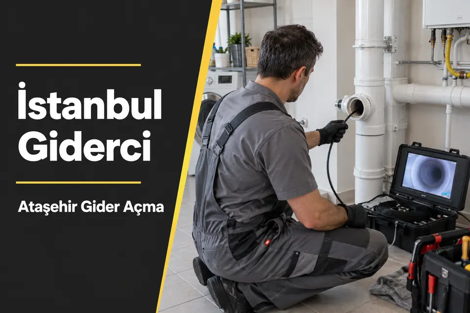 İstanbul Ataşehir gider açma hizmet görseli İstanbul Ataşehir gider açma — ortak atık su hattında kamera kontrolü