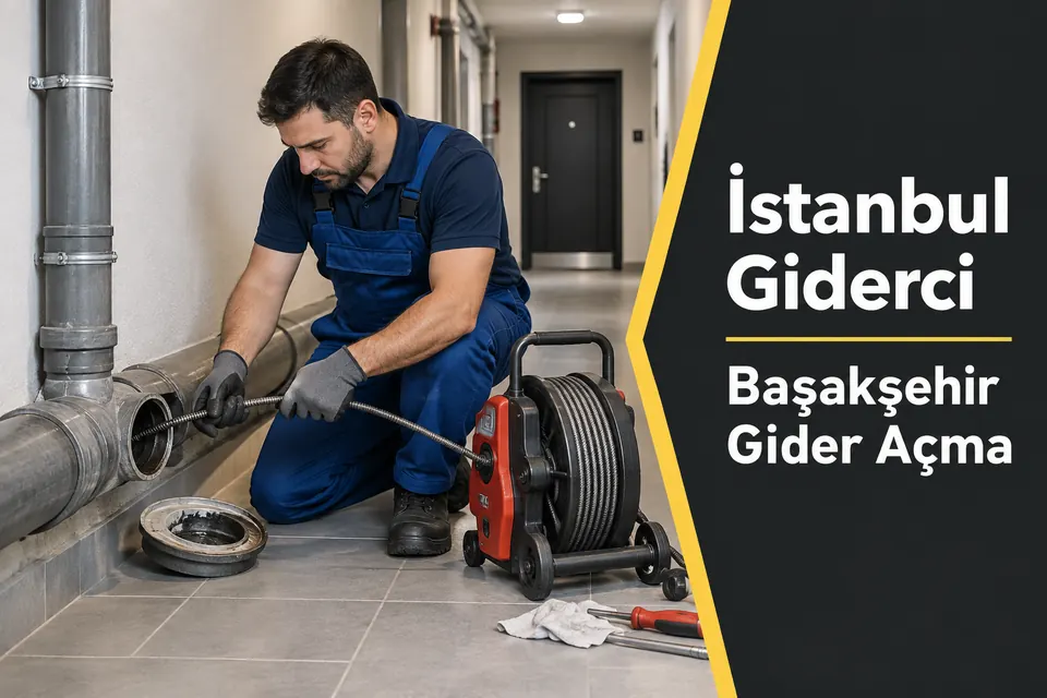 İstanbul Başakşehir gider açma hizmet görseli İstanbul Başakşehir gider açma — bina ana giderinde mekanik açma çalışması