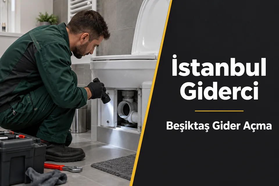 İstanbul Beşiktaş gider açma — tuvalet çıkış bağlantısının incelenmesi