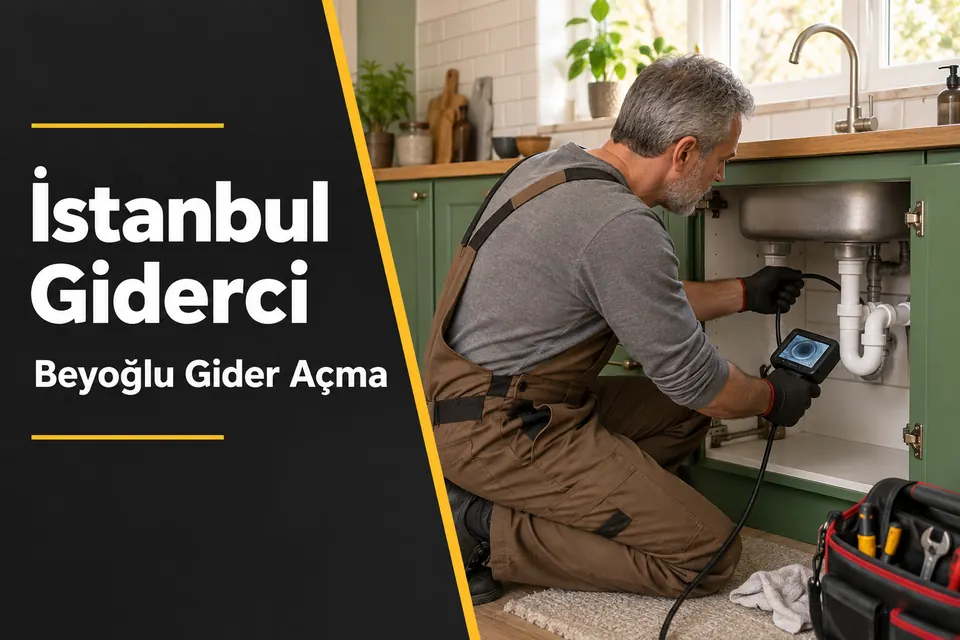 İstanbul Beyoğlu gider açma — mutfak giderinde hat kontrolü