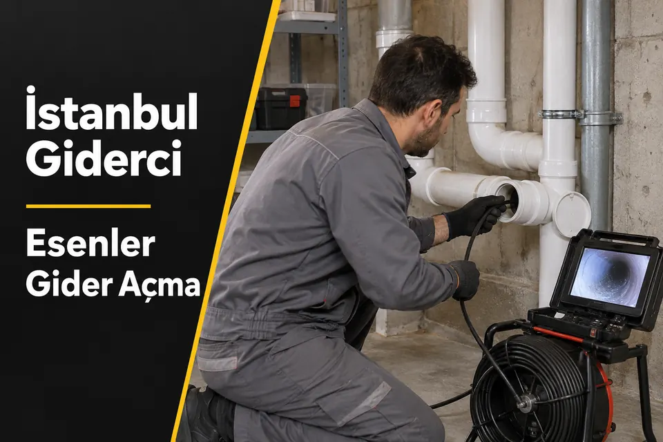İstanbul Esenler gider açma — apartman ortak borusunda görüntüleme