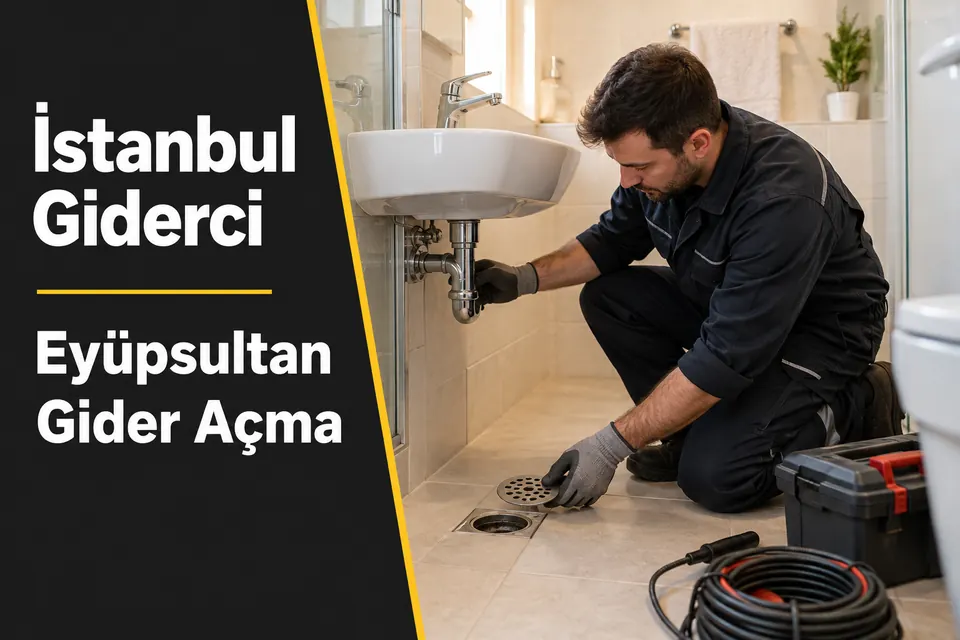 İstanbul Eyüpsultan gider açma — banyo yer süzgecinin ve bağlantısının kontrolü