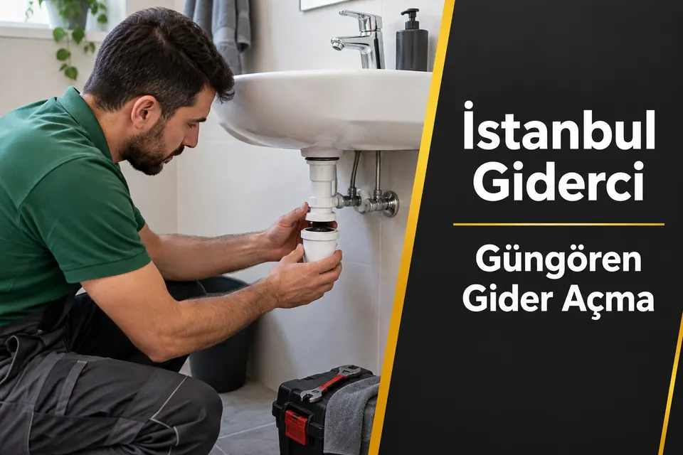 İstanbul Güngören gider açma — iş yeri lavabo giderinde sifon kontrolü