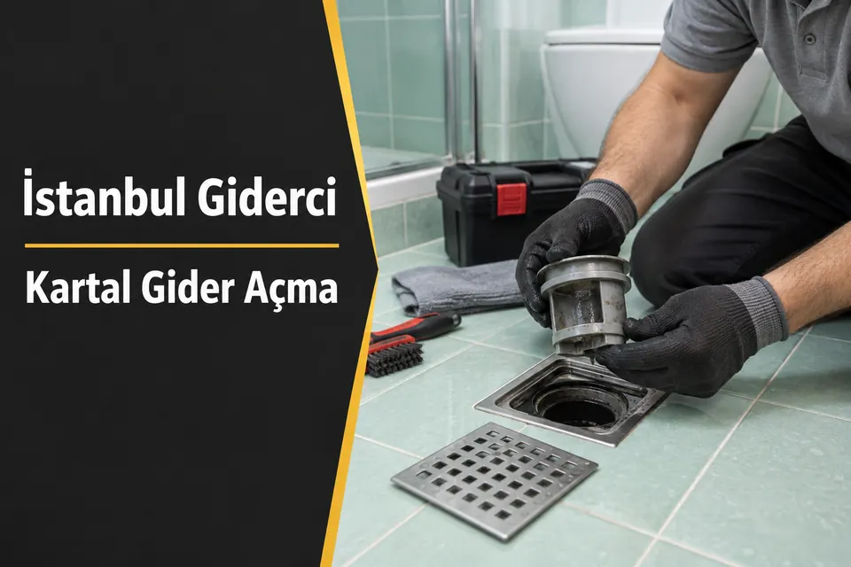 İstanbul Kartal gider açma — banyo süzgeci parçalarının incelenmesi