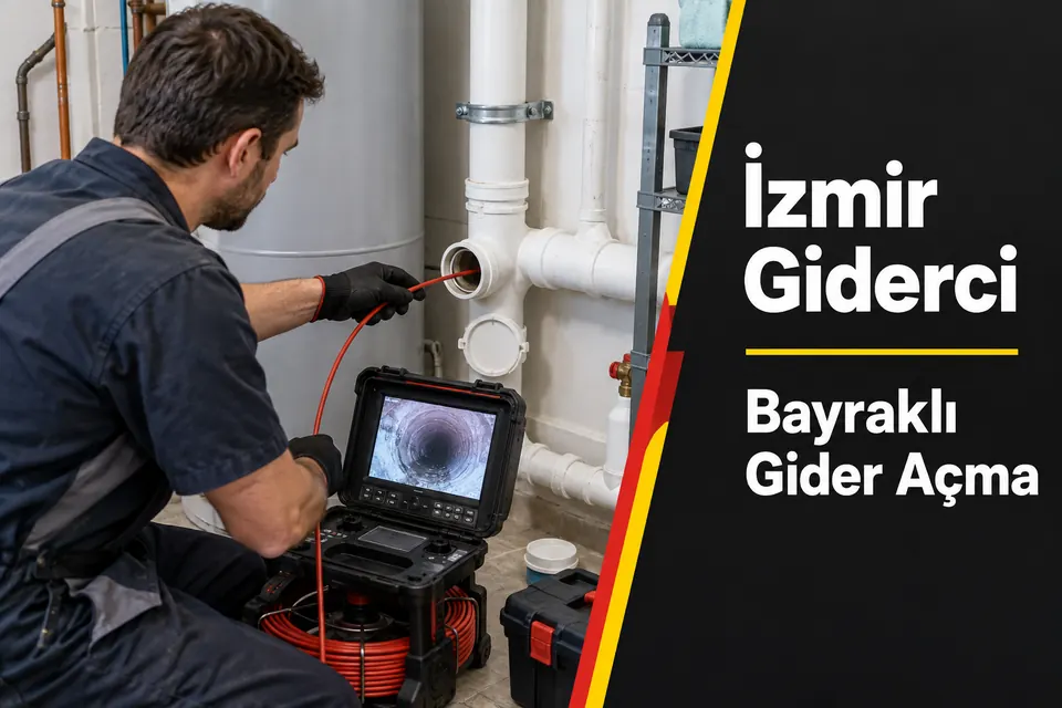 İzmir Bayraklı gider açma hizmet görseli İzmir Bayraklı gider açma — ortak hatta kamera ile inceleme