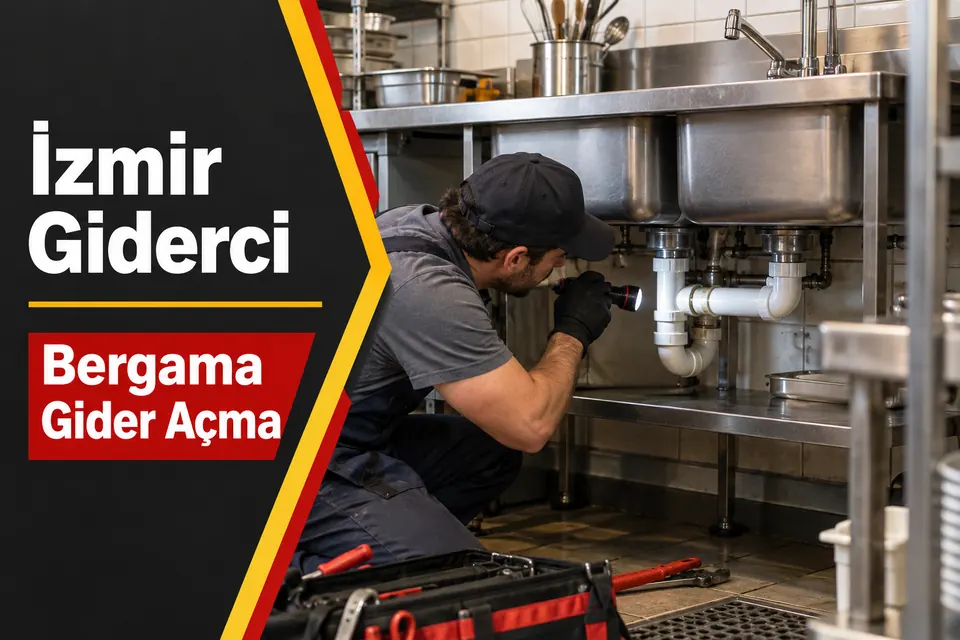 İzmir Bergama gider açma hizmet görseli İzmir Bergama gider açma — çift evye atık su bağlantılarının kontrolü
