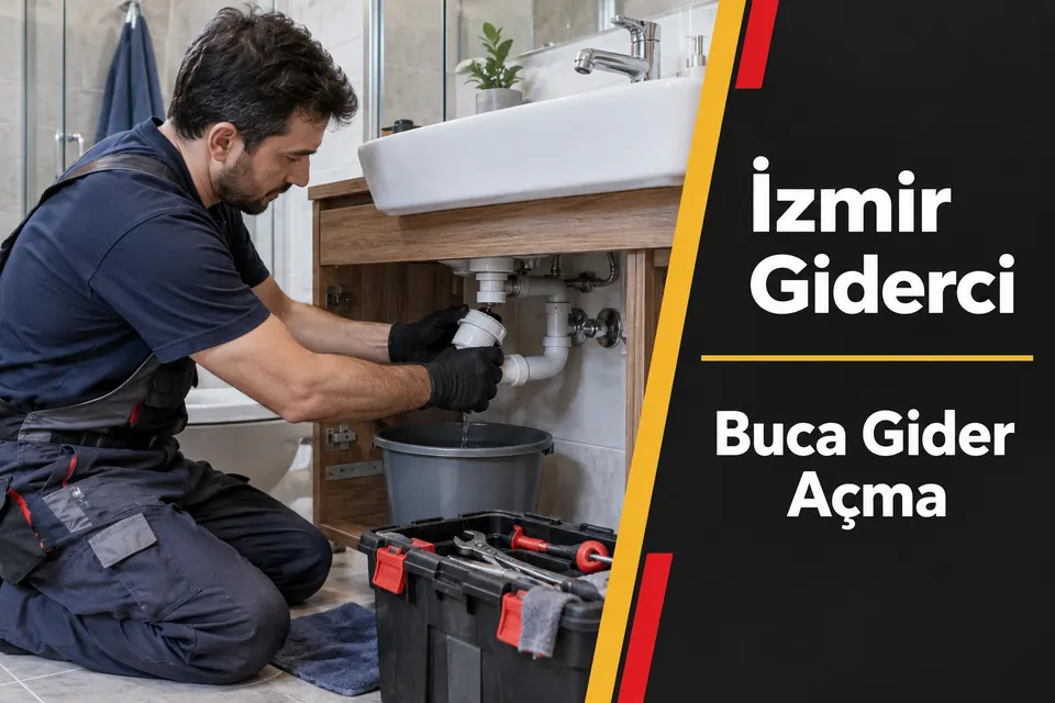 İzmir Buca gider açma hizmet görseli İzmir Buca gider açma — lavabo sifonunun incelenmesi