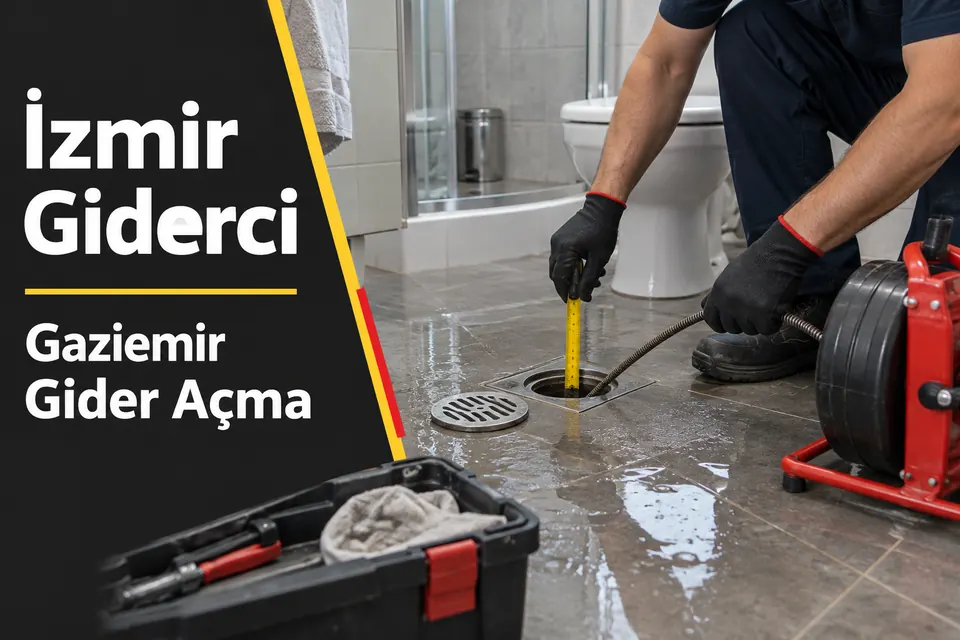 İzmir Gaziemir gider açma — banyo yer süzgecinde kontrol