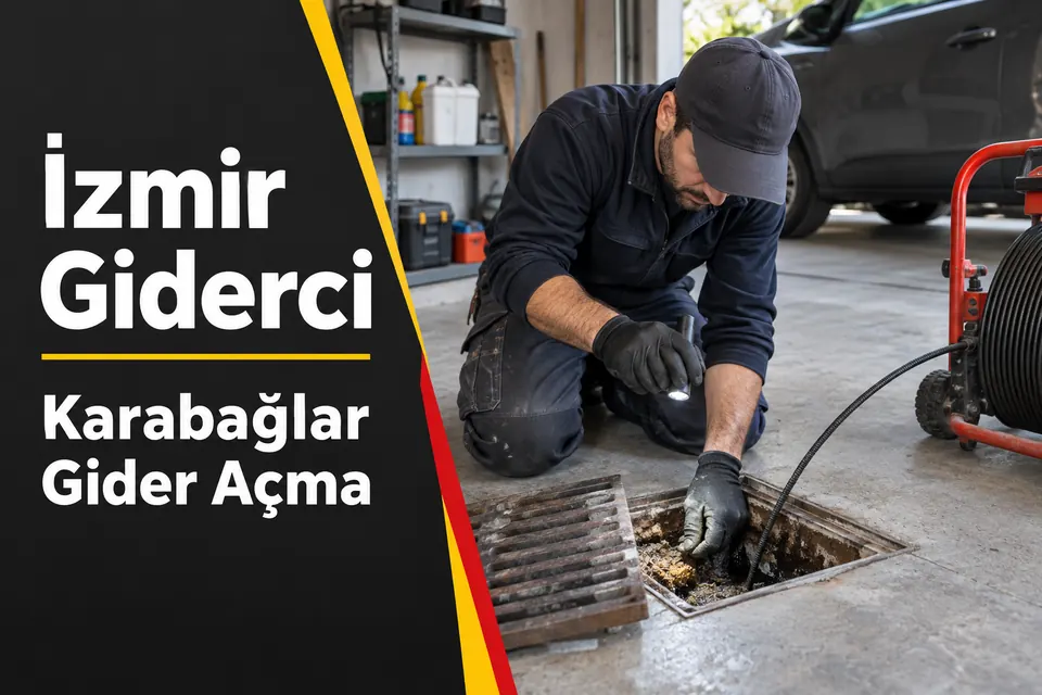 İzmir Karabağlar gider açma — garaj süzgecinde tortu incelemesi