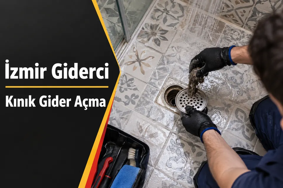 İzmir Kınık gider açma hizmet görseli İzmir Kınık gider açma — duş süzgeci birikintilerinin temizliği