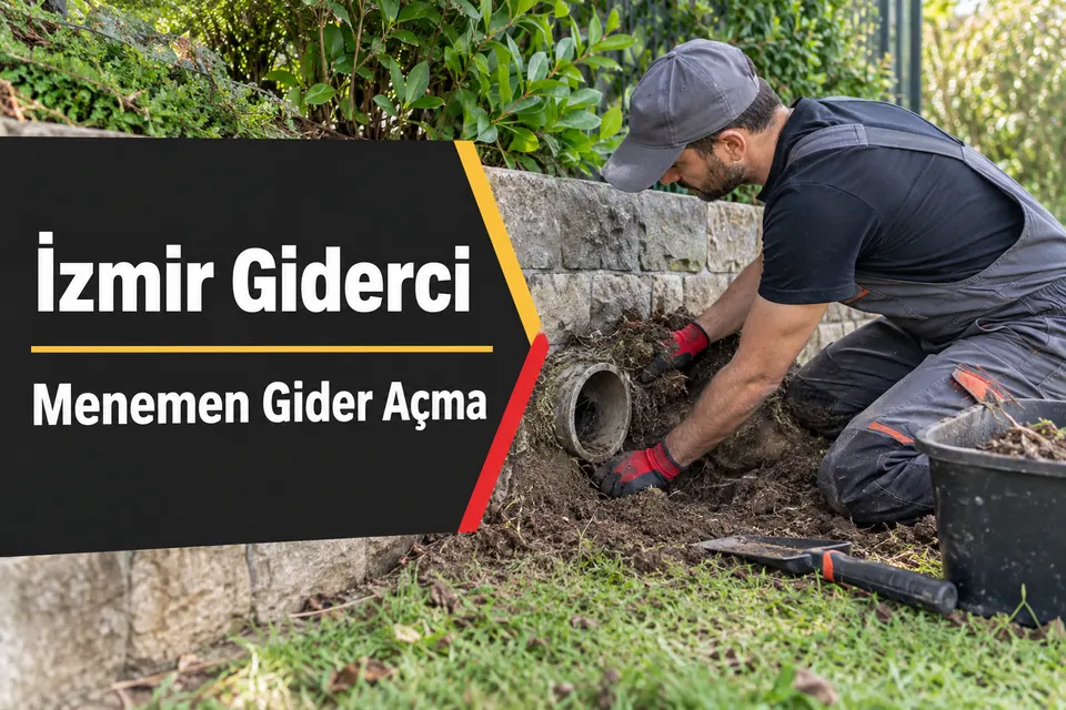 İzmir Menemen gider açma hizmet görseli İzmir Menemen gider açma — bahçe gideri çıkış ağzının temizliği