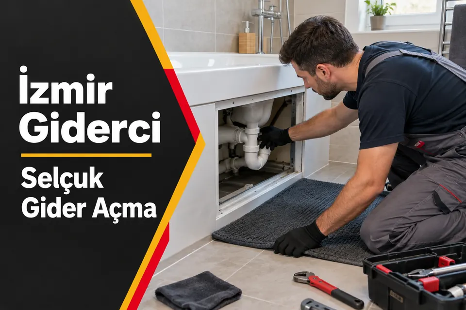 İzmir Selçuk gider açma — küvet erişim panelinden bağlantı kontrolü