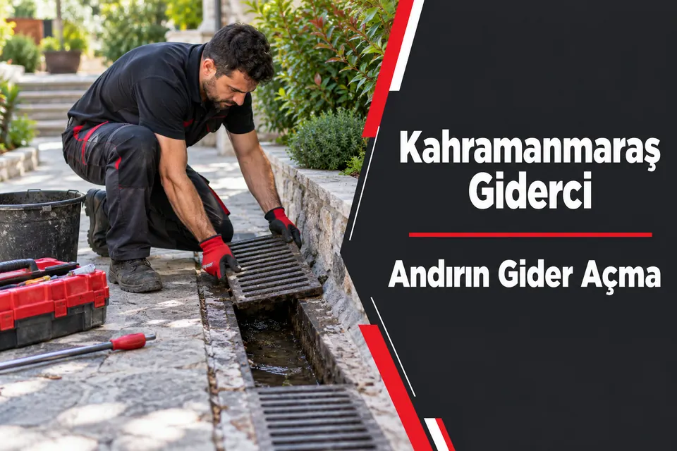Kahramanmaraş Andırın gider açma — bahçe tahliye kanalında kontrol