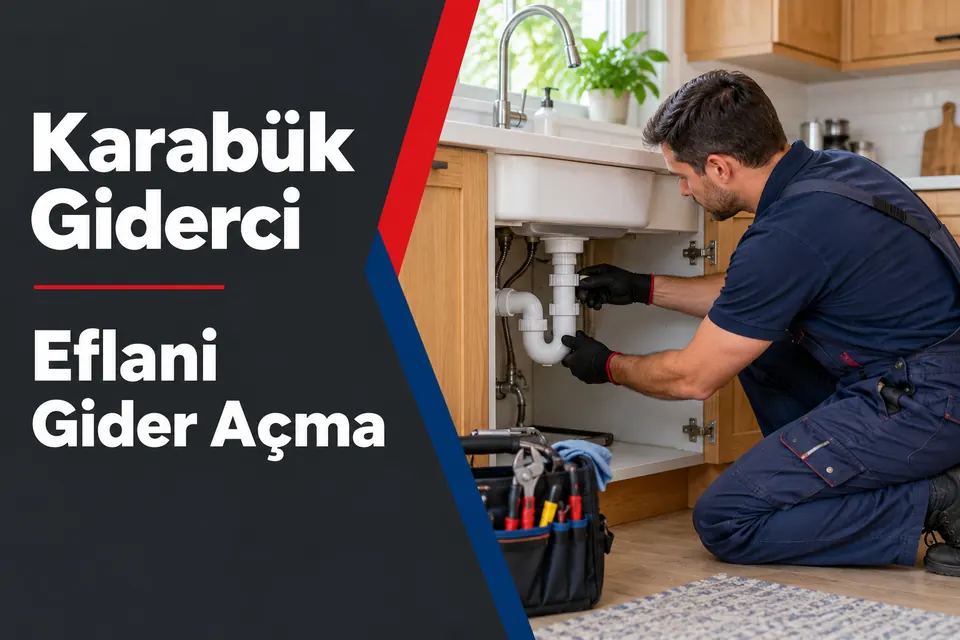 Karabük Eflani gider açma hizmet görseli Karabük Eflani gider açma — evye sifonu ve çıkış bağlantısının kontrolü