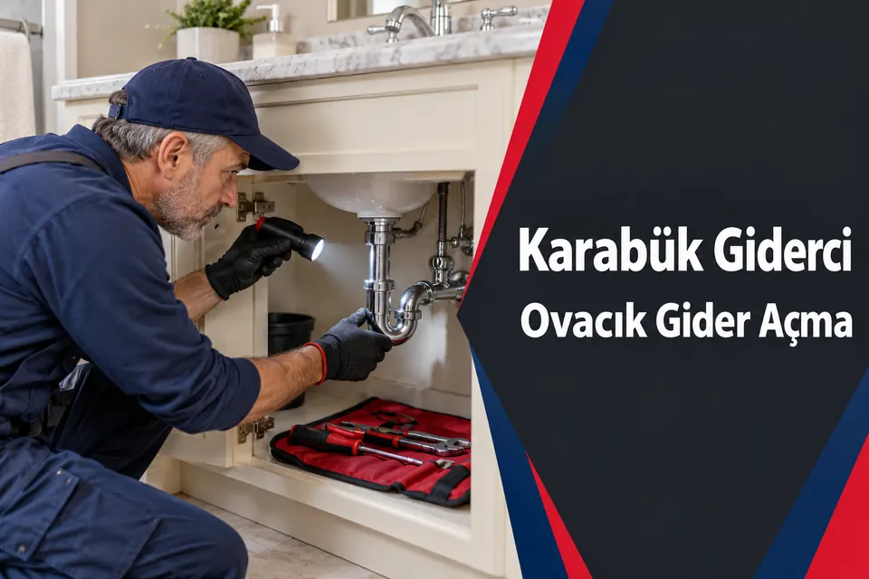 Karabük Ovacık gider açma — lavabo sifon bağlantısının incelenmesi