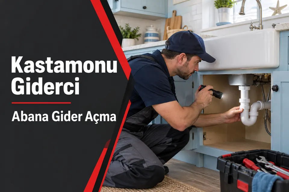 Kastamonu Abana gider açma hizmet görseli Kastamonu Abana gider açma — mutfak sifonunda bağlantı kontrolü