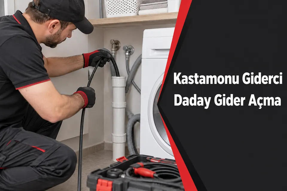 Kastamonu Daday gider açma — makine tahliye hortumu ve gider bağlantısının kontrolü