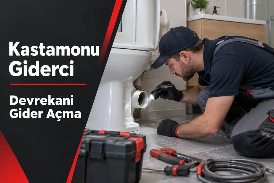 Kastamonu Devrekani gider açma — tuvalet çıkışı ve bağlantılı hattın kontrolü