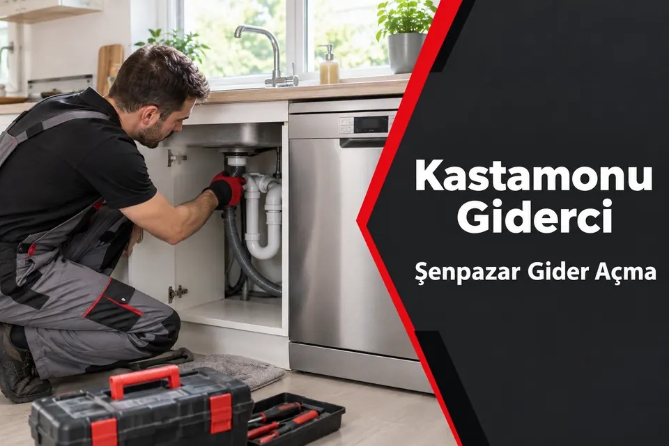 Kastamonu Şenpazar gider açma — bulaşık makinesi ve evye gider bağlantısının kontrolü