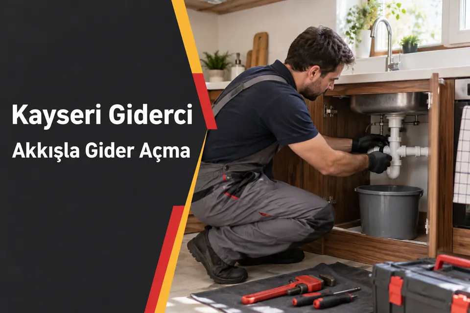 Kayseri Akkışla gider açma — mutfak sifonu ve duvar çıkışı kontrolü