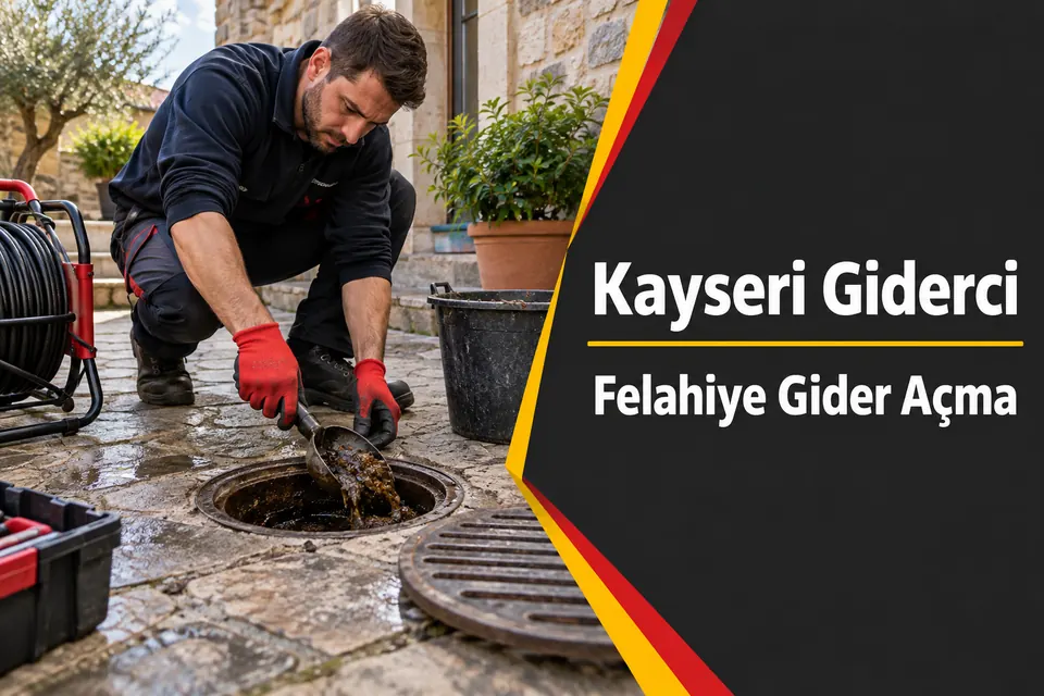 Kayseri Felahiye gider açma hizmet görseli Kayseri Felahiye gider açma — avlu gideri giriş ağzının temizliği