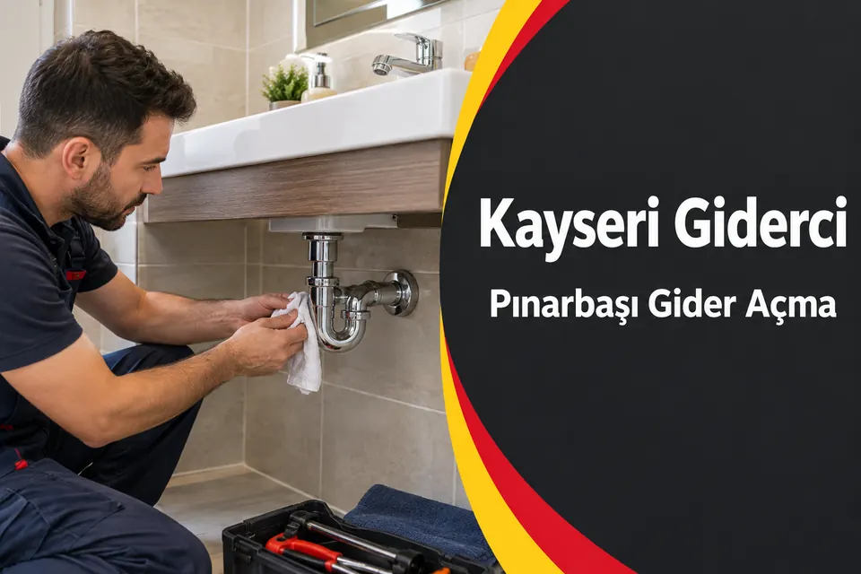 Kayseri Pınarbaşı gider açma — lavabo bağlantısında işlem sonrası sızdırmazlık kontrolü