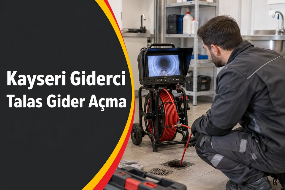 Kayseri Talas gider açma — tekrarlayan gider sorunu için kamera kontrolü