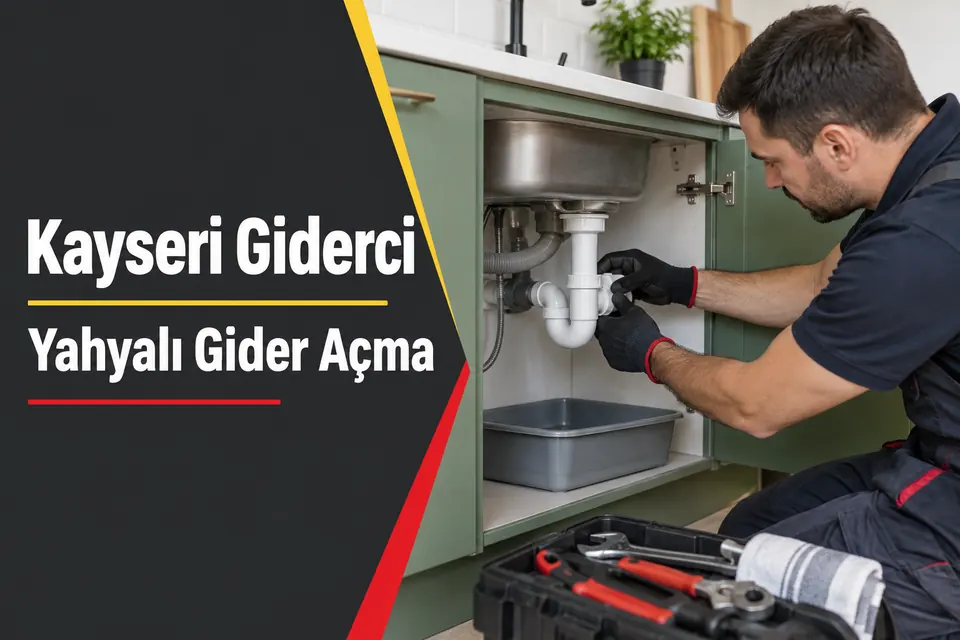 Kayseri Yahyalı gider açma — mutfak atık su bağlantısında kaçak kontrolü