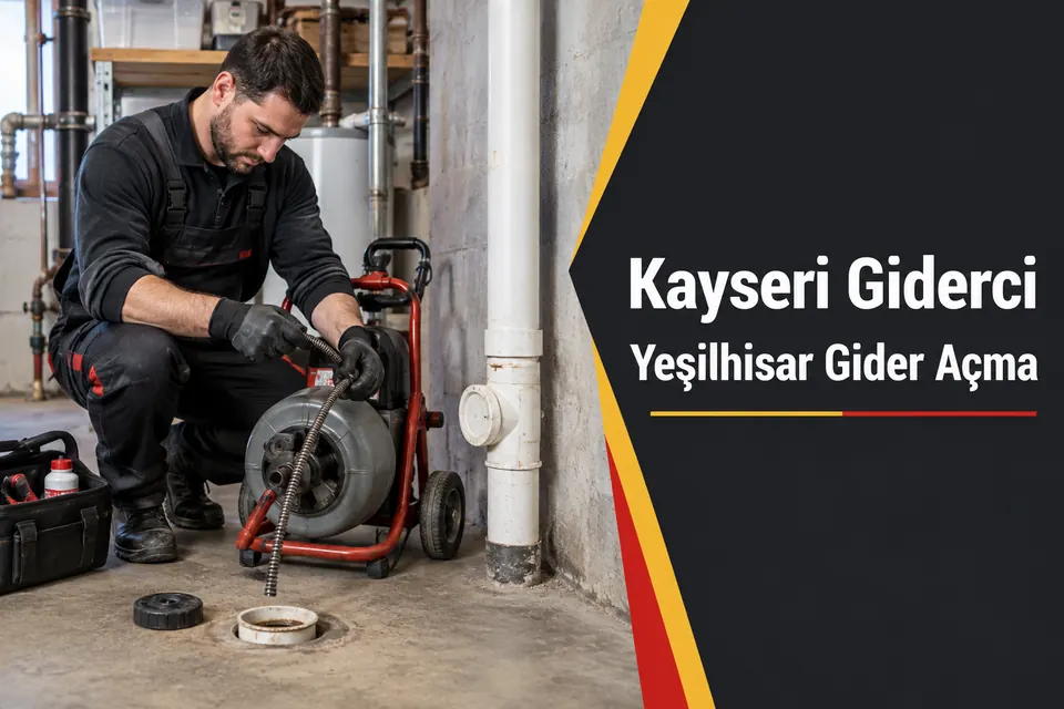 Kayseri Yeşilhisar gider açma — bodrum giderinde güvenli çalışma hazırlığı