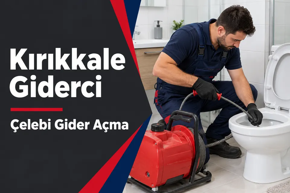Kırıkkale Çelebi gider açma — tuvalet giderinde uygun ekipmanla kontrol