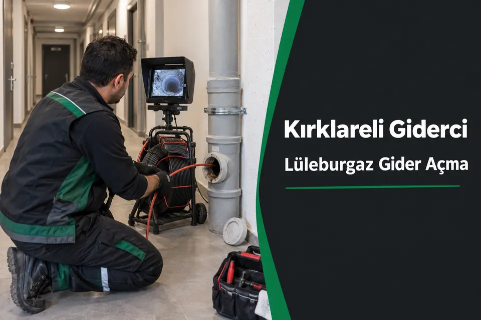 Kırklareli Lüleburgaz gider açma — ortak giderin erişim noktasında kameralı inceleme
