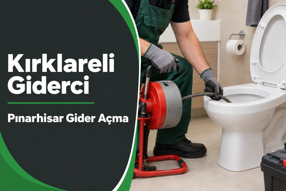Kırklareli Pınarhisar gider açma — tuvalet giderine uygun açma ekipmanının hazırlanması