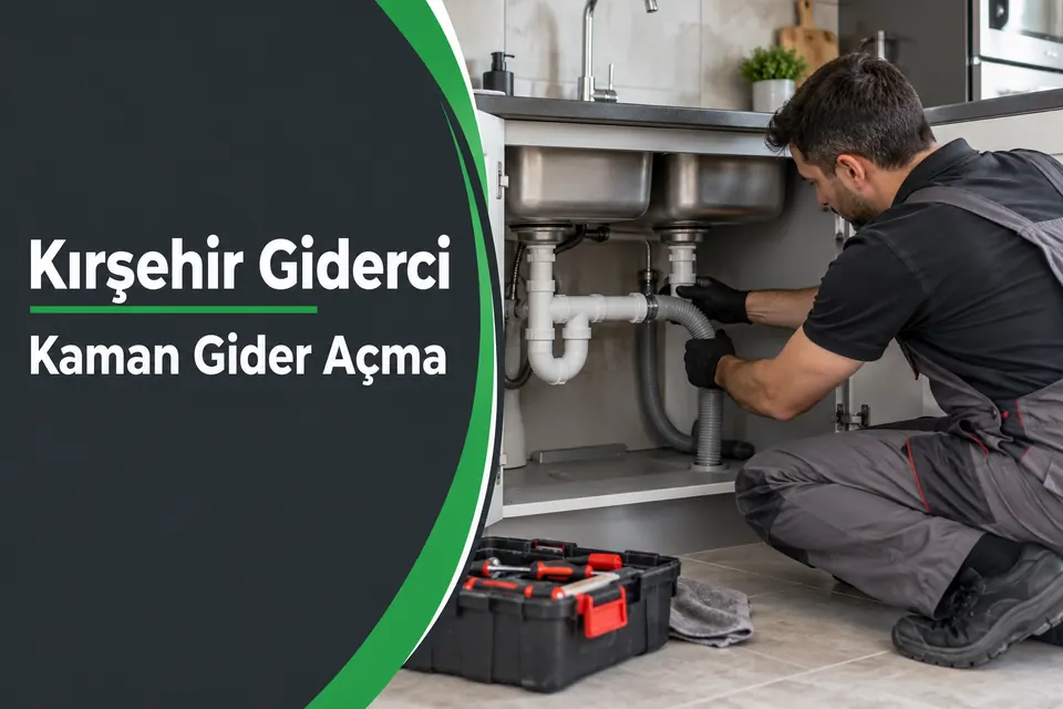 Kırşehir Kaman gider açma — evye ve bulaşık makinesi tahliye bağlantısının kontrolü
