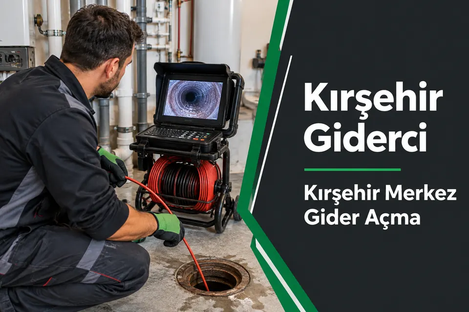 Kırşehir Merkez gider açma hizmet görseli Kırşehir Merkez gider açma — gider kamerası ekranında hat içi inceleme