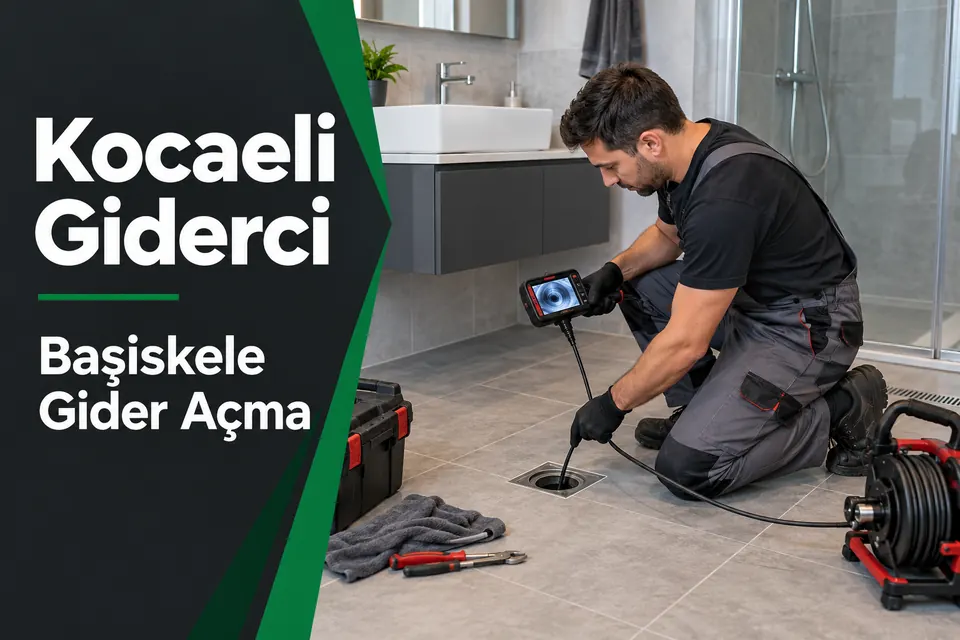 Kocaeli Başiskele gider açma — lavabo ve duşun ortak gider bağlantısında kontrol