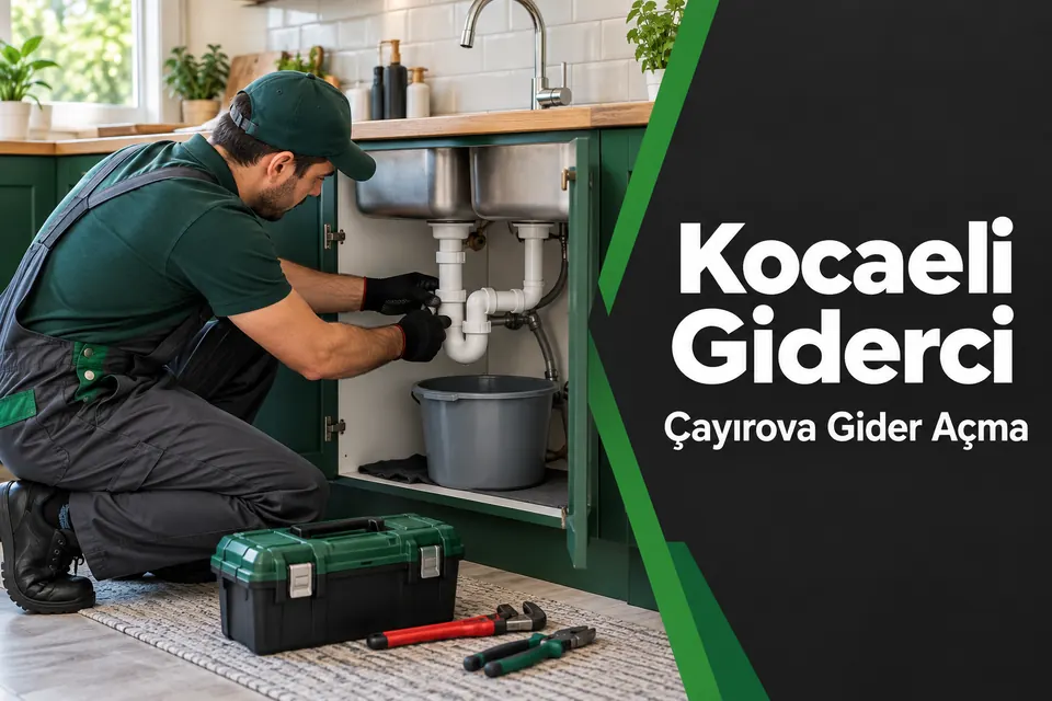 Kocaeli Çayırova gider açma — çift evyenin ortak sifonunda inceleme