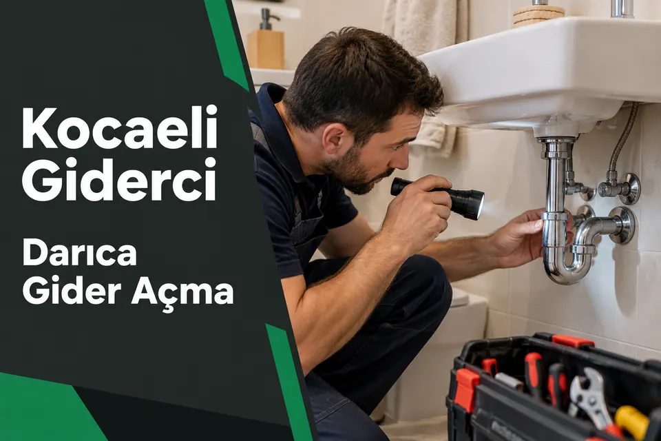 Kocaeli Darıca gider açma hizmet görseli Kocaeli Darıca gider açma — lavabo sifonu ve koku kaynağı için bağlantı incelemesi