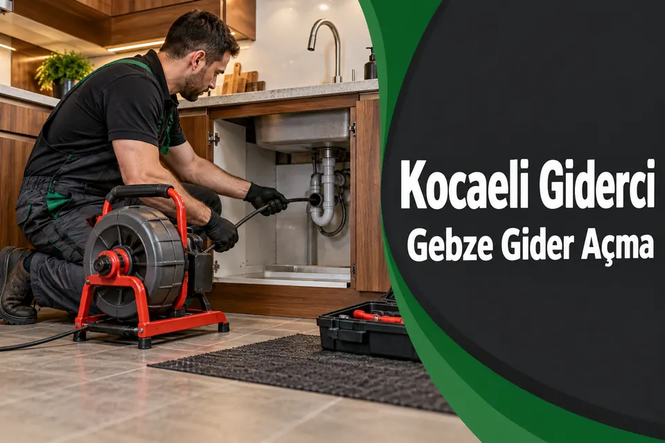 Kocaeli Gebze gider açma — mutfak giderine uygun açma ekipmanı hazırlığı