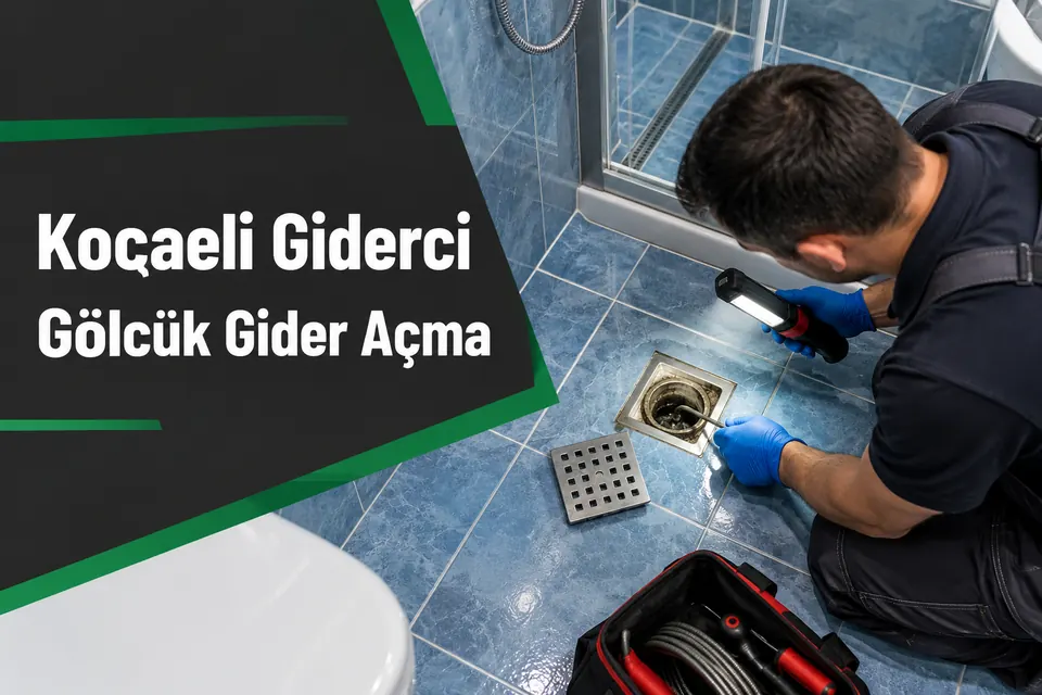 Kocaeli Gölcük gider açma — banyo yer süzgeci ve alt bağlantısının incelenmesi