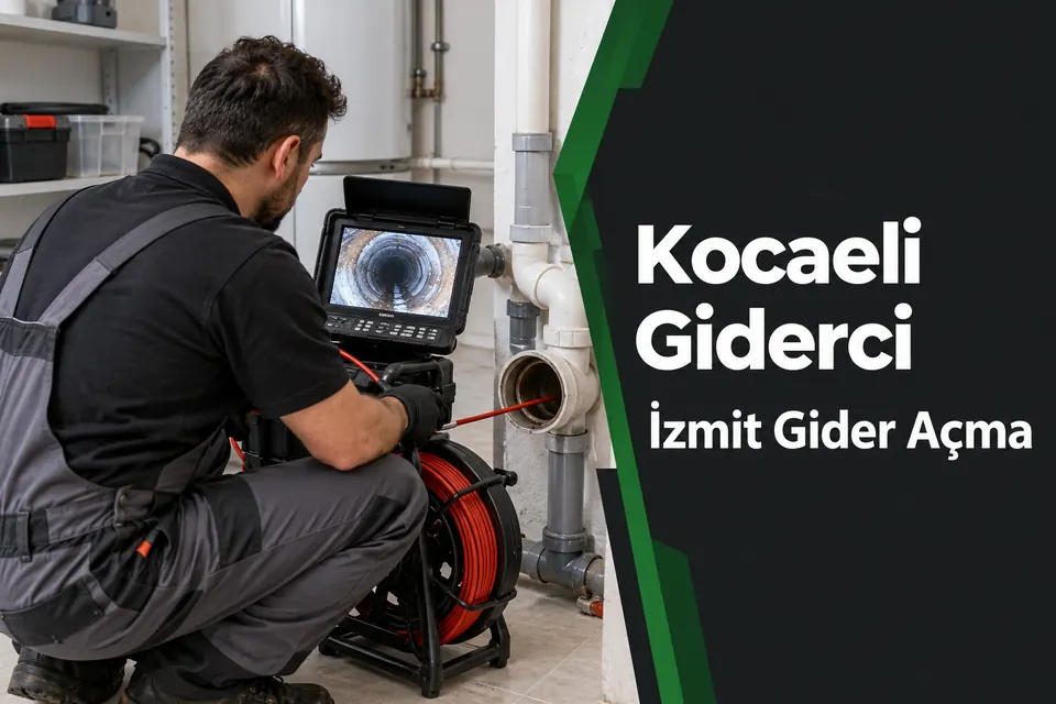 Kocaeli İzmit gider açma — tekrarlayan tıkanıklık için kamera ekranı değerlendirmesi
