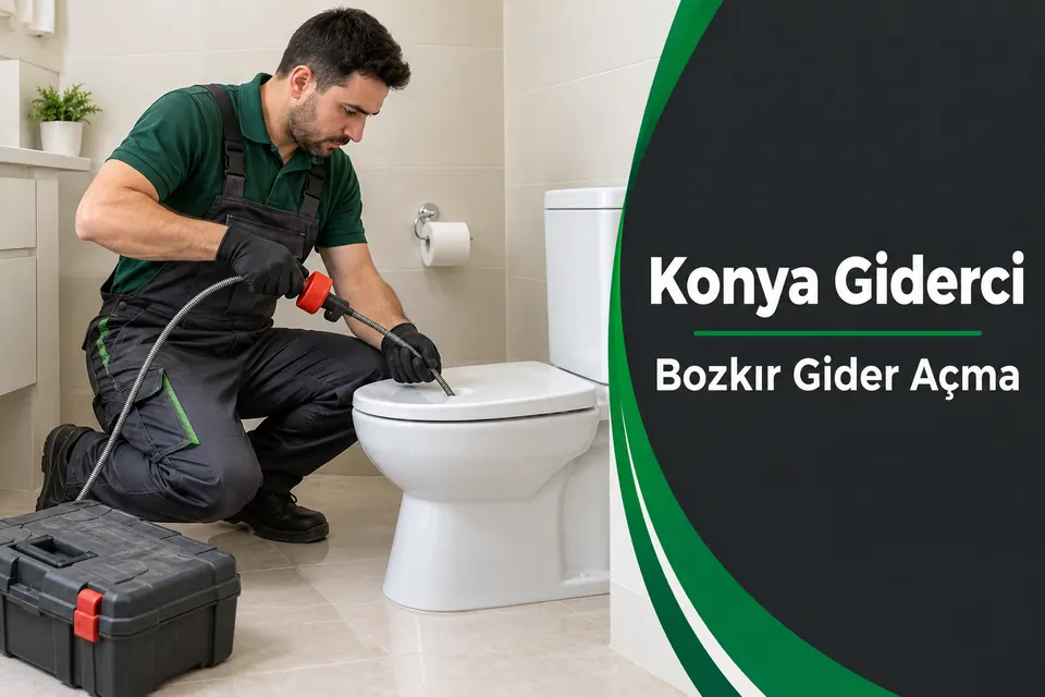 Konya Bozkır gider açma — tuvalet gideri için ekipman hazırlığı