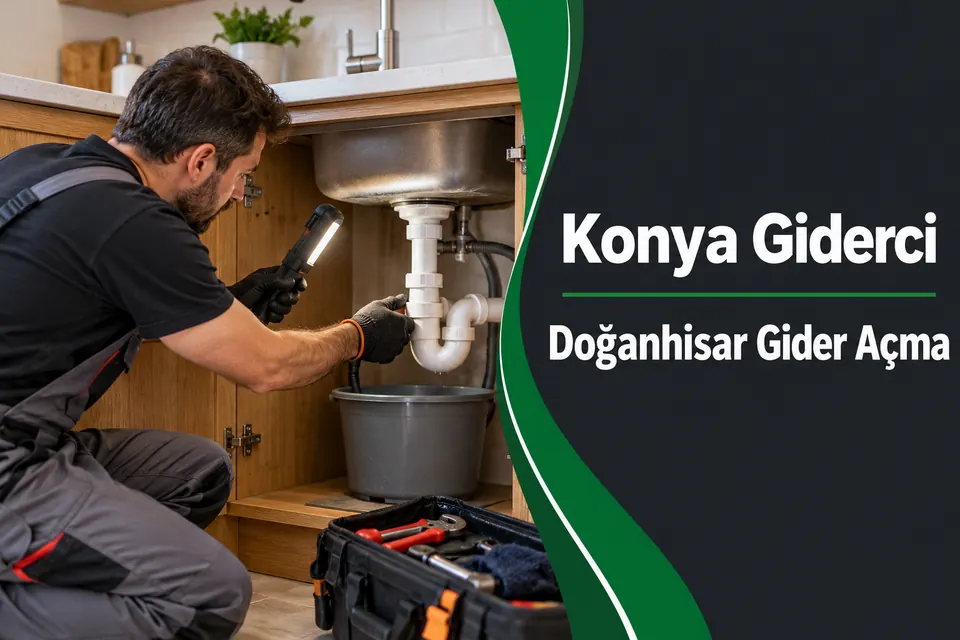 Konya Doğanhisar gider açma — mutfak sifonunda sızdırmazlık kontrolü