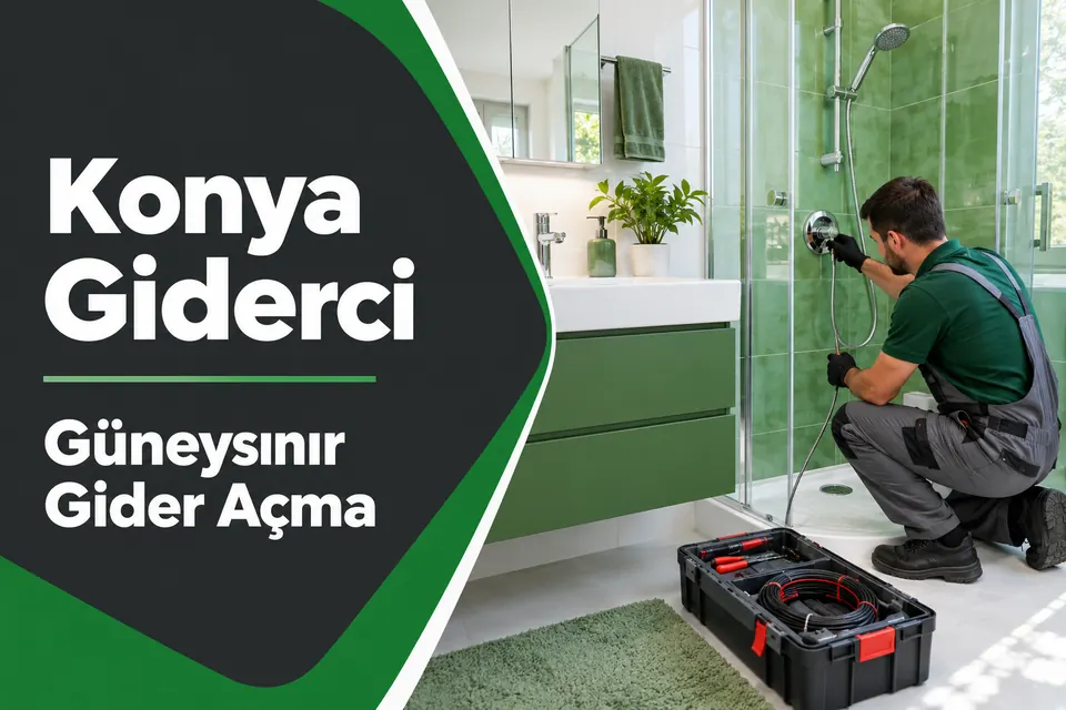 Konya Güneysınır gider açma — lavabo ve duşun tahliye noktalarında kontrol