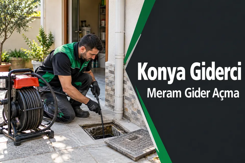 Konya Meram gider açma hizmet görseli Konya Meram gider açma — ev ve dış alan arasındaki gider erişiminde inceleme