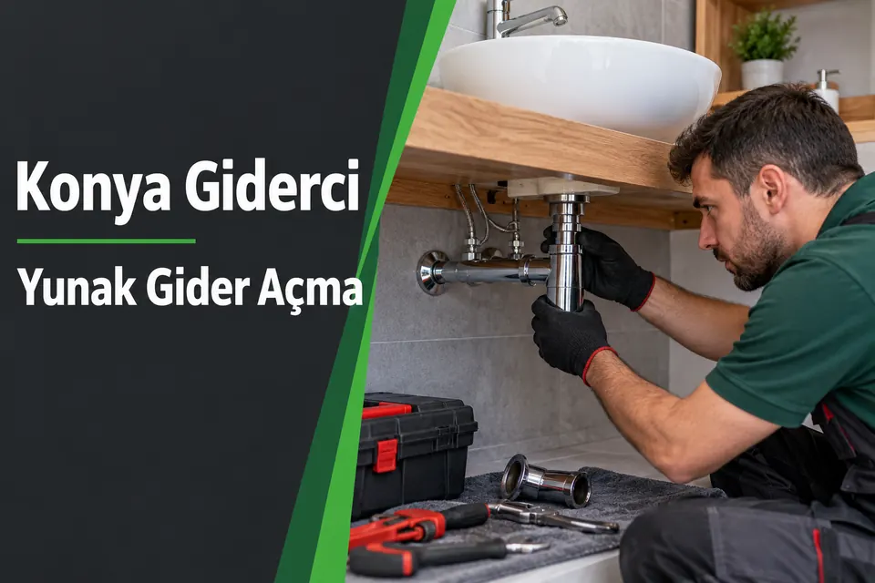 Konya Yunak gider açma — iş yeri lavabosunda gider kontrolü