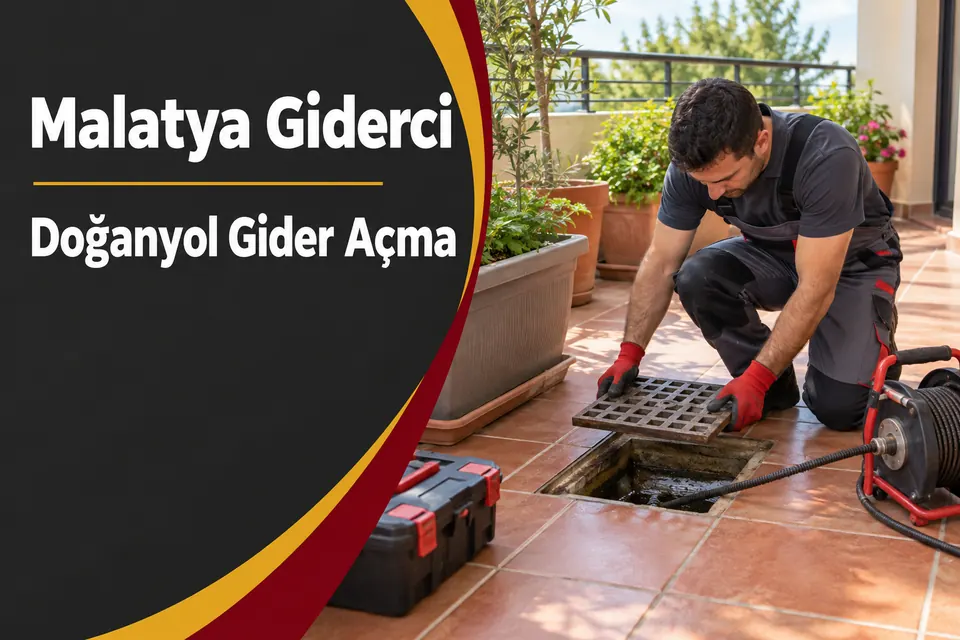 Malatya Doğanyol gider açma hizmet görseli Malatya Doğanyol gider açma — balkon gider ağzında inceleme