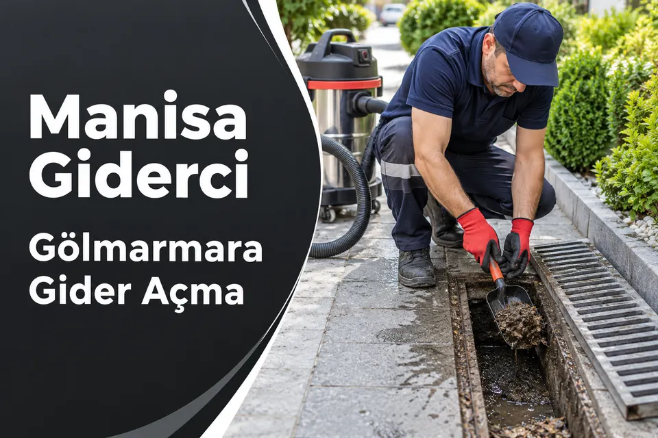 Manisa Gölmarmara gider açma — bahçe tahliye haznesinde kontrol