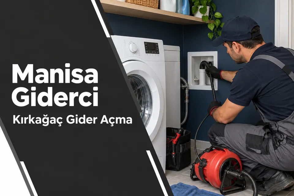 Manisa Kırkağaç gider açma — çamaşır makinesi tahliye bağlantısında kontrol