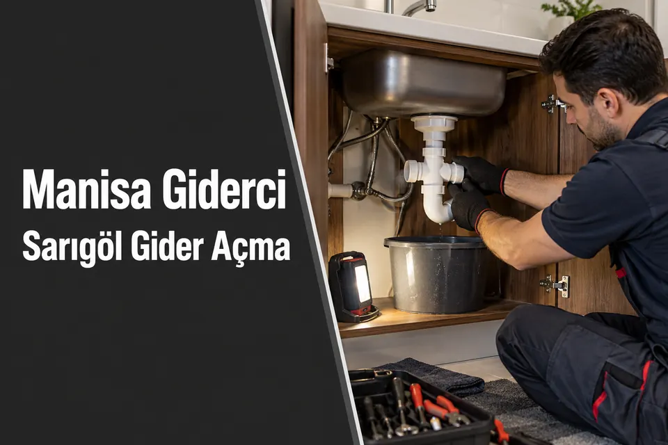 Manisa Sarıgöl gider açma — mutfak sifonunda sızdırmazlık incelemesi